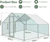 Pollaio all'aperto 3x3x2 m Tetto del pollaio Pollaio Telaio Anteprima dell’immagine prodotto 2