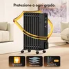 VonHaus Radiatore a Olio Elettrico 9 Elementi – Stufa ad Anteprima dell’immagine prodotto 4