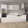 vidaXL Mikrovlnná skříň Lyon bílá lesklá 60x57x207 cm Náhled obrázku produktu 2