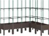 vidaXL Pflanzkübel mit Rankgitter Braun 160x120x142,5 cm PP Produktbild-Vorschau 1