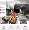 frytownica na gorące powietrze tectake® Samurai 2 komory do Podgląd zdjęcia produktu 13