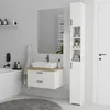 Badezimmerschrank - 20x24x182 cm - Weiß - schmal - Produktbild-Vorschau 2