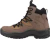 A side view of a brown hiking boot against a white background. Produktbild-Vorschau