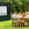 Set di 4 pannelli per gazebo da giardino Relaxdays 2x3m con Anteprima dell’immagine prodotto 5