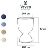 Vyveo - Doniczka "Muse" - czarna - 40x57 Podgląd zdjęcia produktu 2