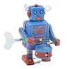 Clockwork Drumming Robot Toy,Drum Wind Up Robot,Metal Tin Náhled obrázku produktu 6