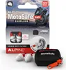 Product packaging for Alpine MotoSafe Race earplugs, with a motorcycle rider graphic. Anteprima dell’immagine prodotto