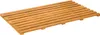 vidaXL Badematte Uni Braun 80 x 48 x 2,5 cm Holz Produktbild-Vorschau 1