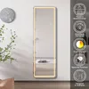 Standspiegel 160×50cm 3 Lichfarbe dimmbar Memory Produktbild-Vorschau 2