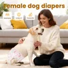 vidaXL Wegwerf-Hundewindel für Hündinnen 30 pcs Weiß M Produktbild-Vorschau 6