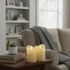 4x LED Echtwachs Kerzen Set mit Timer beweglicher Flamme Produktbild-Vorschau 6