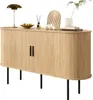 Sideboard - Holzoptik - Rolljalousie-Türen & Eisenbeine - Produktbild-Vorschau 3
