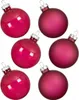 Christbaumkugeln Festive Pink 3 x transparent & 3 x matt Ø Produktbild-Vorschau 5
