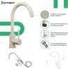 PRIMAGRAN Granitspüle Beige 38x50cm, Spülbecken 1 Becken + Produktbild-Vorschau 6