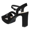 Tamaris Damen Sandalette Leder Cut-Outs Plateau High Heel Produktbild-Vorschau 23