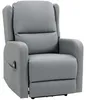 HOMCOM Relax fauteuil, elektrisch tv-stoel met 3D Productafbeelding-voorbeeld 1