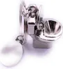 Onwomania Klo Toilette Schlüsselanhänger Keychain Silber Produktbild-Vorschau 2