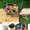 1 Set stapelbares Camping-Kochgeschirr-Set aus Edelstahl Produktbild-Vorschau 4