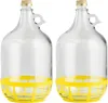 lilawelt24 2 x 5L Glasballon (Gallone) mit Schutzkorb, Produktbild-Vorschau 1
