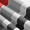 Baumwolle Bettwäsche Set 135x200 cm 80x80 cm Grau Rot Produktbild-Vorschau 5
