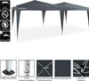 CASARIA® Pavillon Capri 3x6m Pop-Up Anthrazit Produktbild-Vorschau 6