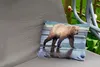 MuchoWow® Outdoor Kissen - Bär - Strand - Wasser - 50x30 cm Produktbild-Vorschau 2