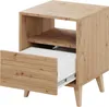 Comodino con cassetto e scaffale PRESIDIO - rovere artisan Anteprima dell’immagine prodotto 1