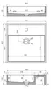 Sapho QUADRADO Betonwaschbecken mit Auslauf, 46x46cm, Produktbild-Vorschau 3