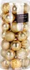 Bruchsichere Weihnachtskugeln Gold 6 cm 35 St. Produktbild-Vorschau 6