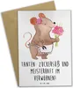 Mr. & Mrs. Panda neujahrskarte Tante Zuckersüß - Weiß - Produktbild-Vorschau 1