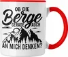 Trendation - Wandern Tasse Geschenk Wanderer Ob Die Berge Produktbild-Vorschau 1