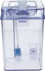 A clear, professional studio shot of a transparent water tank with blue accents. Produktbild-Vorschau