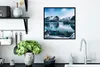 MuchoWow® Gerahmtes Poster Wasser - Berge - Natur 40x40 cm Produktbild-Vorschau 3