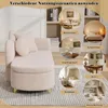 MODFU Chaiselongue Freizeitsofa Einzelsitz mit Lendenkissen Produktbild-Vorschau 8