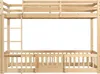 Sweiko Etagenbett, Holzbett, Kiefer + LVL, mit Produktbild-Vorschau 12