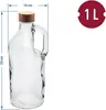 1,1 L Glasflasche Zum Befüllen  Likörflaschen Essig-Öl Produktbild-Vorschau 3