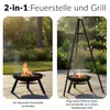 Trojnohý záhradný krb LEHMANN MONTANA s rámom 60 cm Náhľad obrázku produktu 3
