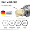 ECENCE 4er Set Blumendraht verzinkt, 0,65mm Basteldraht, Produktbild-Vorschau 6
