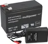 Multipower Blei-Akku MP7-12B Pb 12V 7Ah + Ladegerät Produktbild-Vorschau 1