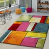 TT Home Wohnzimmer Teppich Kurzflor Abstrakt Geometrisch Produktbild-Vorschau 1