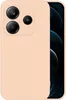 A close-up view of a pink phone case with a visible camera cutout. Produktbild-Vorschau