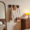 Massivholz Multifunktionale Wandgarderobe Wandhaken Produktbild-Vorschau 3