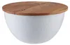 riess-ambiente Table basse ronde ORIENT STORAGE 60 cm, bois Voir les images du produit 11
