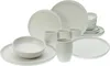 A collection of white ceramic plates and cups arranged on a white background. Náhľad obrázku produktu