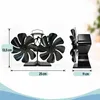 Ventilatore per stufa Relaxdays, modello doppio, senza Anteprima dell’immagine prodotto 4
