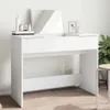vidaXL Toaletný stolík so zrkadlom biely 100x45x76 cm Náhľad obrázku produktu 2