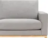 BELIANI 4-Sitzer Ecksofa Rechts Grau Stoffbezug mit Breiten Produktbild-Vorschau 9