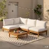 home24 Loungetisch - Akazie Massiv - Akazie Braun Produktbild-Vorschau 2