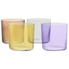 KROSNO Deco Bunte Gläser mit vertikaler Optik 4er-Set 410 Produktbild-Vorschau 1