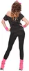 A woman wearing an 80s-themed costume from behind. Anteprima dell’immagine prodotto